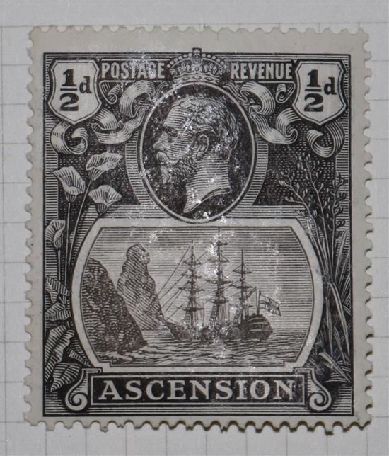 1922-61 collection of Ascension Island stamps
